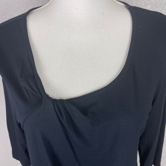 Black Blouse Petite - Picture 2 of 6